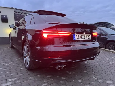 Audi A3 2.0 TFSI Quattro 190LE DSG7 3xS-Line Black Edition 18. kép