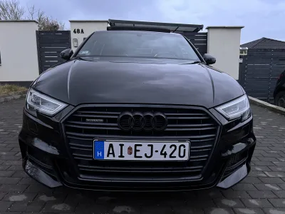 Audi A3 2.0 TFSI Quattro 190LE DSG7 3xS-Line Black Edition 29. kép