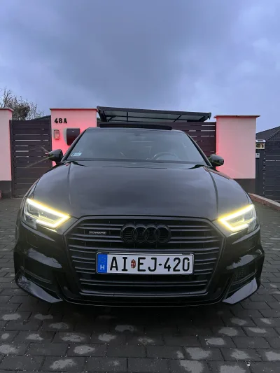 Audi A3 2.0 TFSI Quattro 190LE DSG7 3xS-Line Black Edition 6. kép