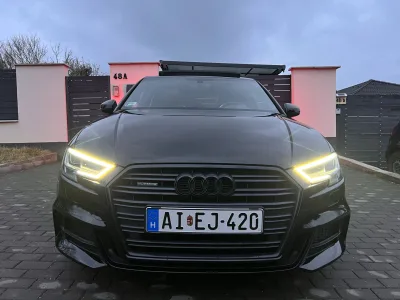 Audi A3 2.0 TFSI Quattro 190LE DSG7 3xS-Line Black Edition 7. kép