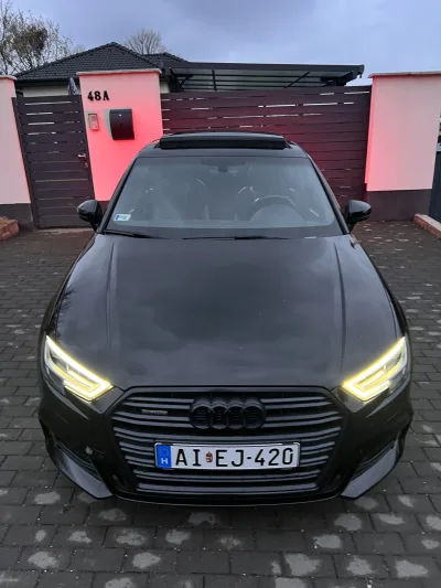 Audi A3 2.0 TFSI Quattro 190LE DSG7 3xS-Line Black Edition 8. kép